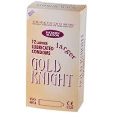 Gold Knight Larger Condoms 12